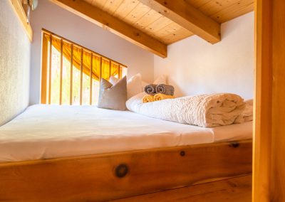 Falhaus Öko-Appartment ZIRBE Empore mit Schlafmöglicheit